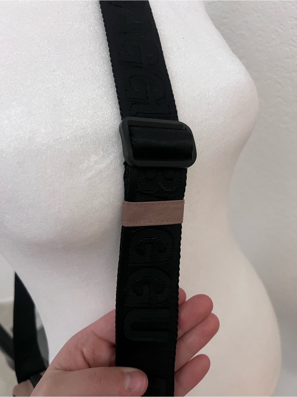 Baggu Brown Crossbody Bag Nylon Mini Shoulder Bag Adjustable Strap Casual - Picture 3 of 7